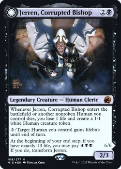 Jerren, Corrupted Bishop // Ormendahl, the Corrupter #109s · Magic: The Gathering
