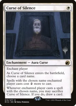 Curse of Silence #15p · Magic: The Gathering
