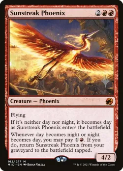 Sunstreak Phoenix #162p · Magic: The Gathering