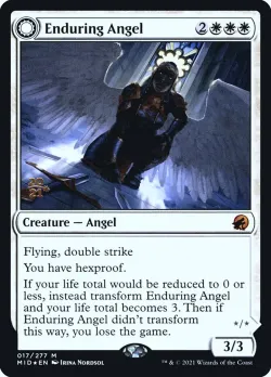 Enduring Angel // Angelic Enforcer #17s · Magic: The Gathering