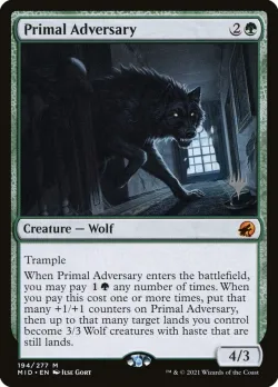 Primal Adversary #194p · Magic: The Gathering