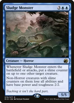 Sludge Monster #76p · Magic: The Gathering
