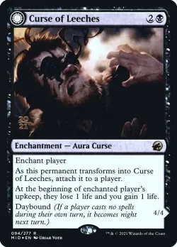 Curse of Leeches // Leeching Lurker #94s · Magic: The Gathering
