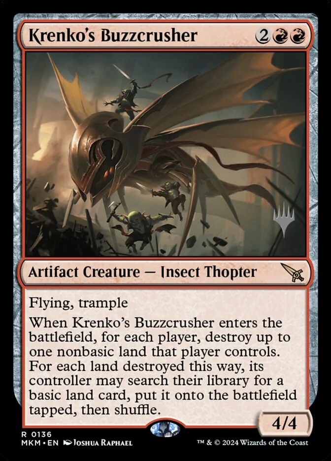 Krenko's Buzzcrusher 「PMKM/136p」「EN」