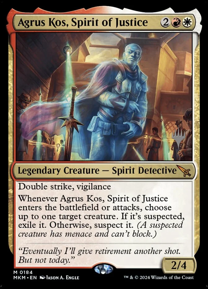 Agrus Kos, Spirit of Justice 「PMKM/184p」「EN」