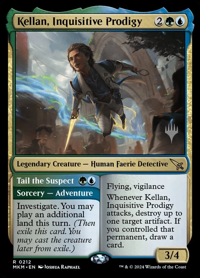 Kellan, Inquisitive Prodigy // Tail the Suspect 「PMKM/212p」「EN」
