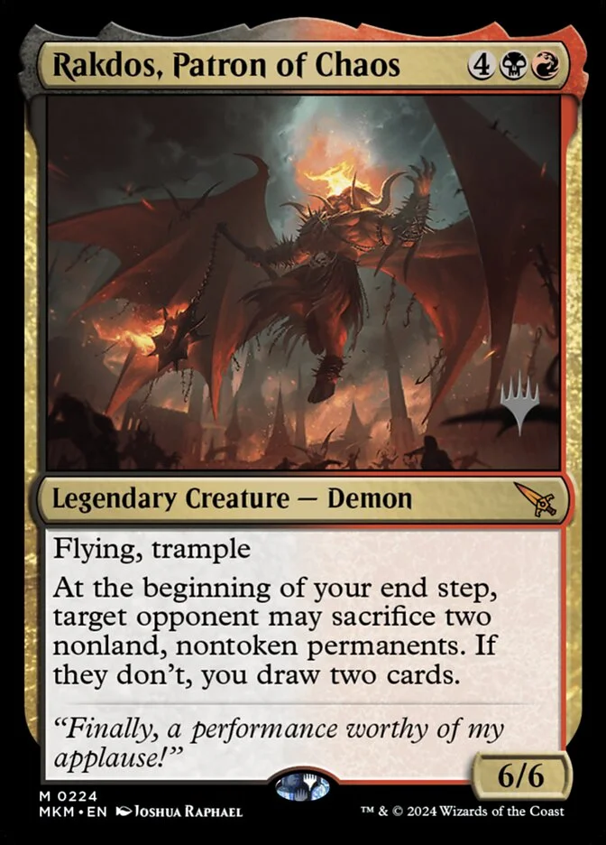 Rakdos, Patron of Chaos 「PMKM/224p」「EN」