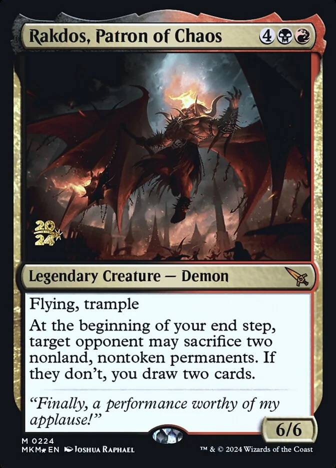 Rakdos, Patron of Chaos 「PMKM/224s」「EN」