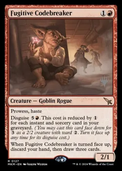 Fugitive Codebreaker #127p · Magic: The Gathering