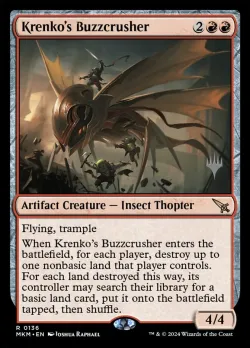 Krenko's Buzzcrusher #136p · Magic: The Gathering
