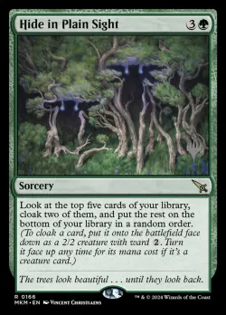 Hide in Plain Sight #166p · Magic: The Gathering