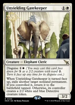 Unyielding Gatekeeper #35p · Magic: The Gathering