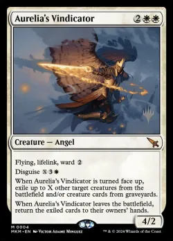 Aurelia's Vindicator #4p · Magic: The Gathering