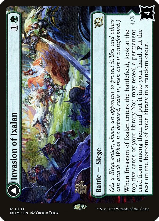 Invasion of Ixalan // Belligerent Regisaur 「PMOM/191s」「EN」