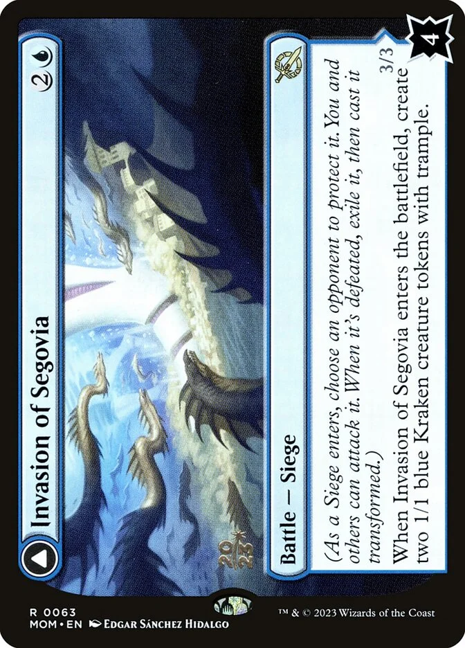 Invasion of Segovia // Caetus, Sea Tyrant of Segovia 「PMOM/63s」「EN」