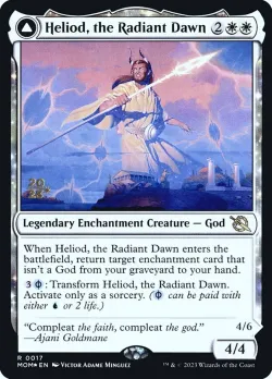 Heliod, the Radiant Dawn // Heliod, the Warped Eclipse #17s · Magic: The Gathering
