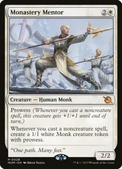 Monastery Mentor #28p · Magic: The Gathering