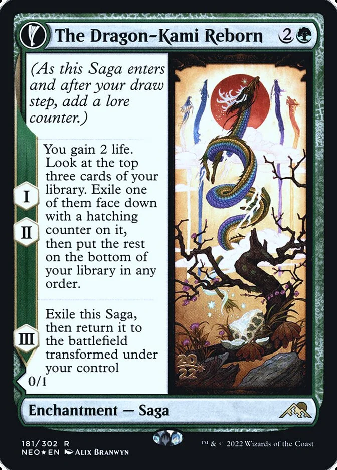 The Dragon-Kami Reborn // Dragon-Kami's Egg 「PNEO/181s」「EN」