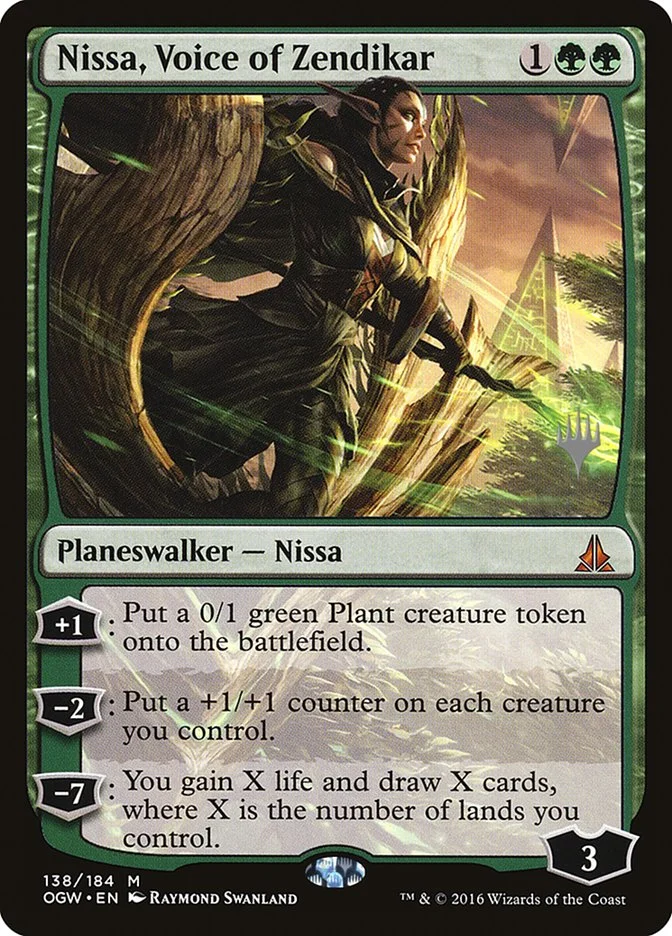 Nissa, Voice of Zendikar 「POGW/138p」「EN」
