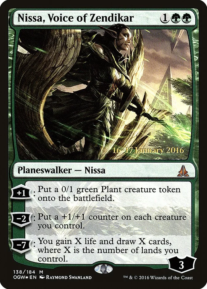 Nissa, Voice of Zendikar 「POGW/138s」「EN」