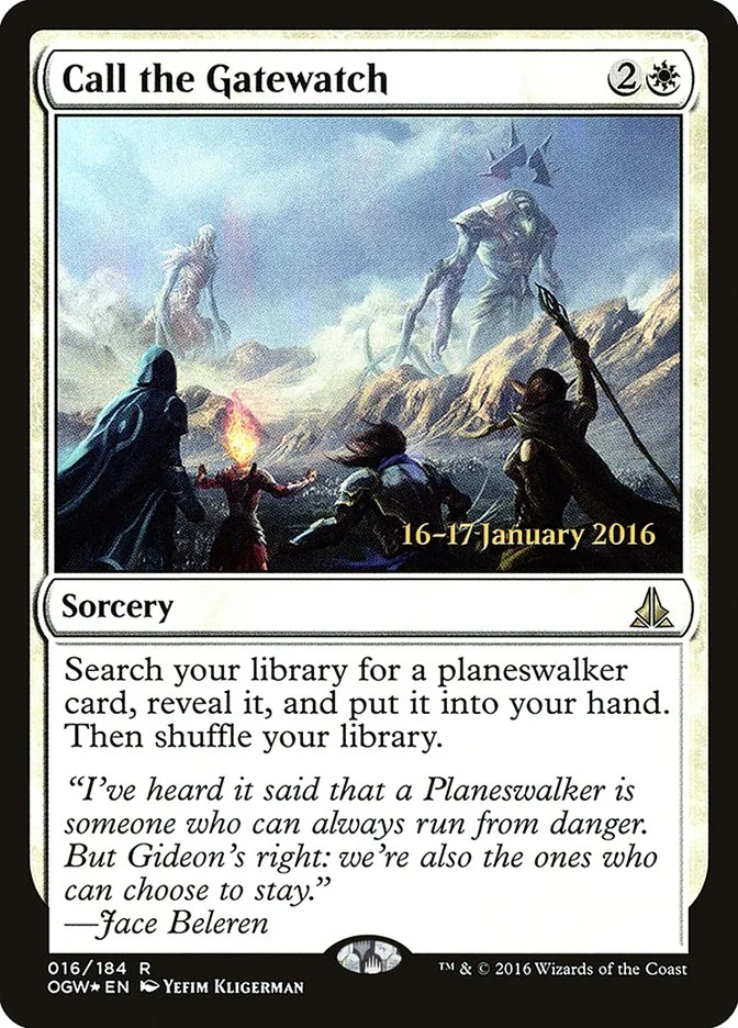 Call the Gatewatch 「POGW/16s」「EN」