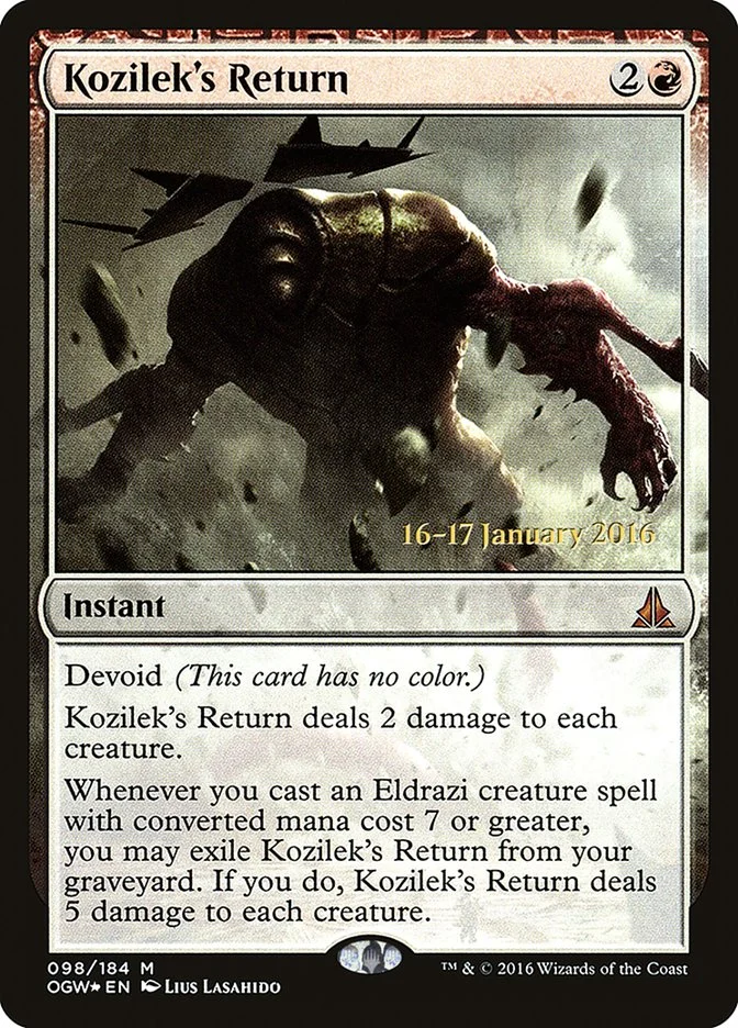 Kozilek's Return 「POGW/98s」「EN」