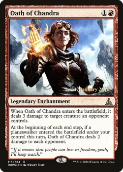 Oath of Chandra 「POGW/113s」「EN」