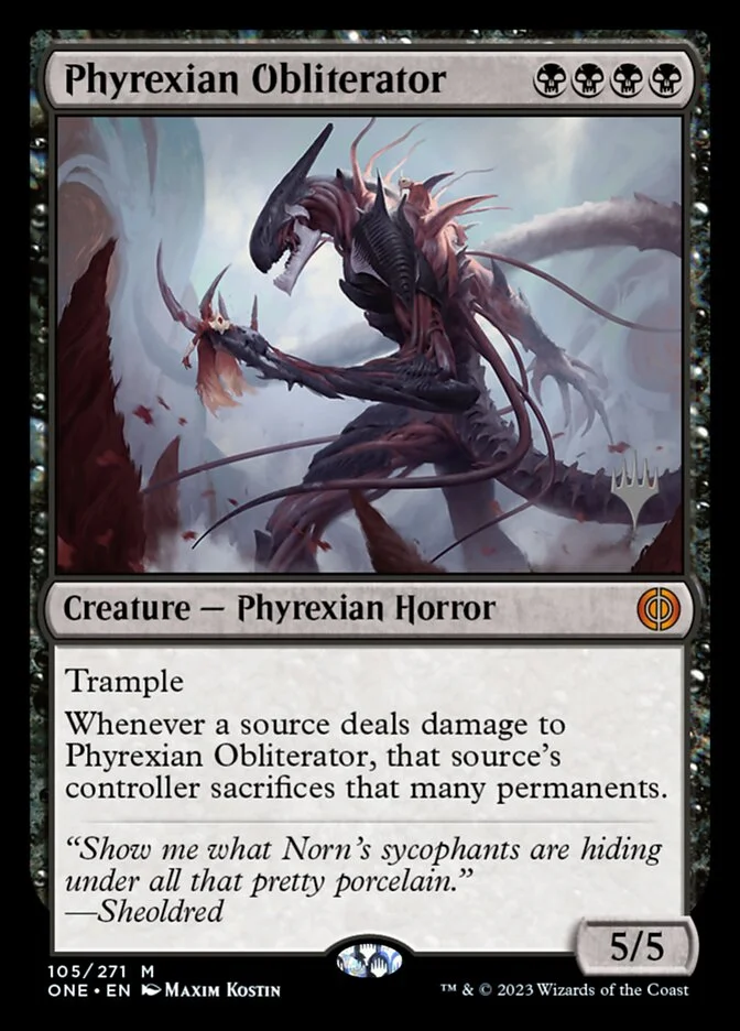 Phyrexian Obliterator 「PONE/105p」「EN」