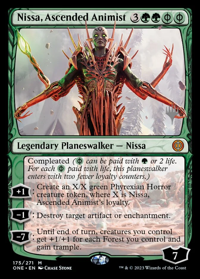 Nissa, Ascended Animist 「PONE/175p」「EN」