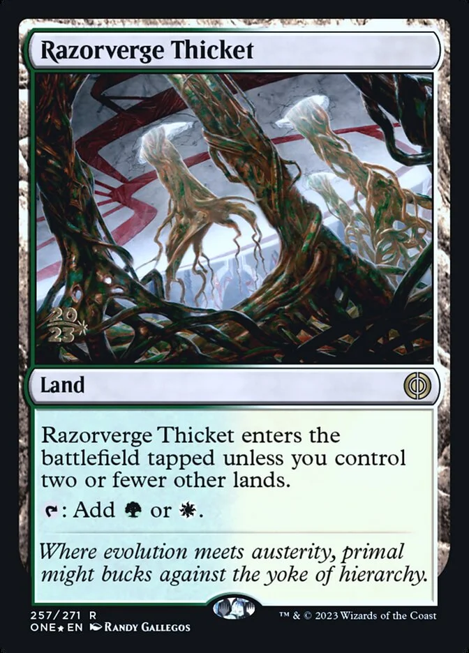 Razorverge Thicket 「PONE/257s」「EN」
