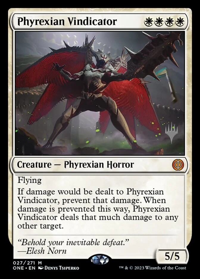 Phyrexian Vindicator 「PONE/27p」「EN」