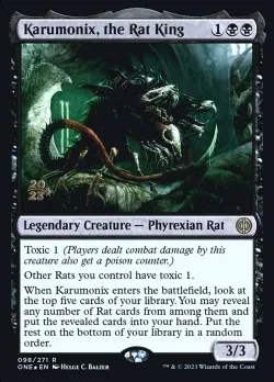 Karumonix, the Rat King #98s · Magic: The Gathering