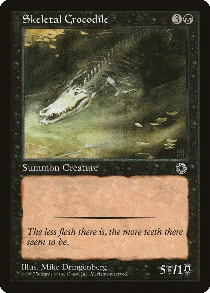 Skeletal Crocodile 「POR/110」「EN」