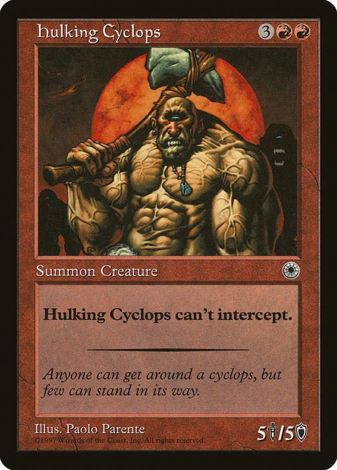 Hulking Cyclops 「POR/134」「EN」