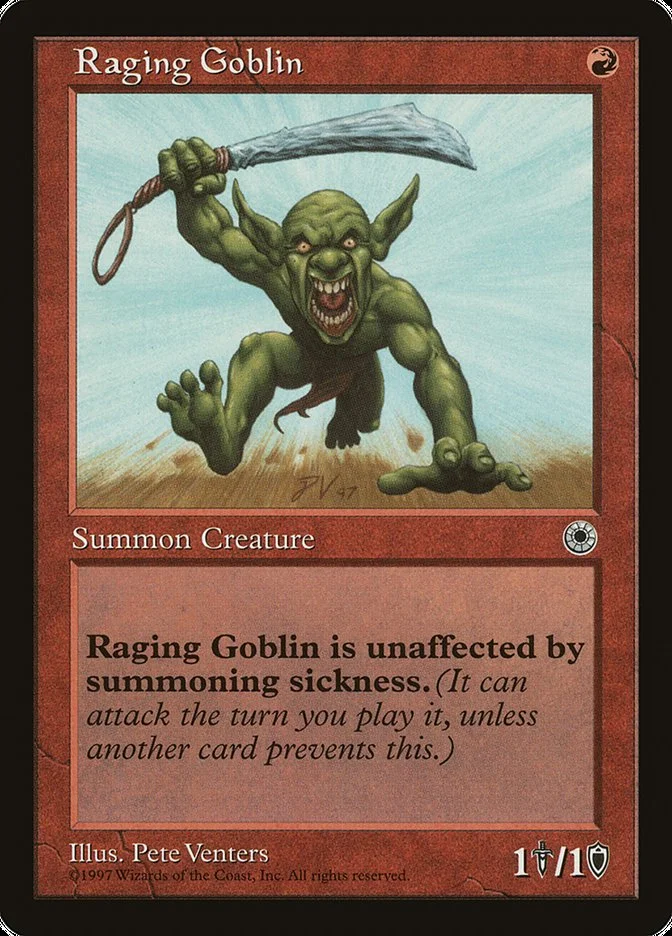 Raging Goblin 「POR/145†」「EN」