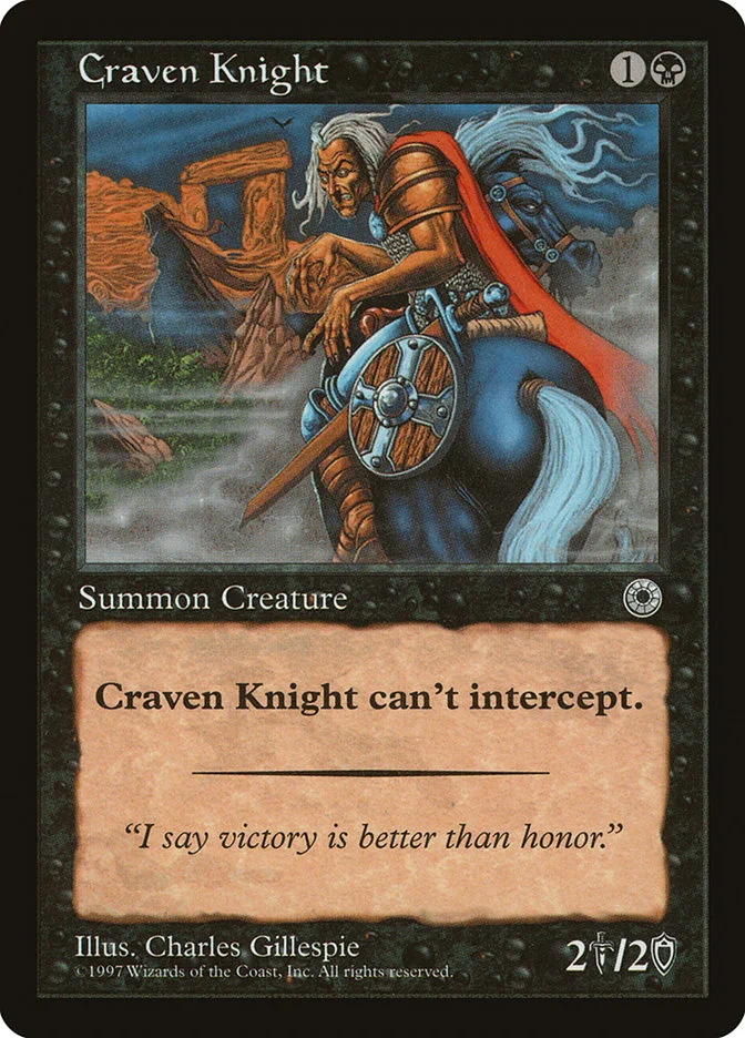 Craven Knight 「POR/85」「EN」