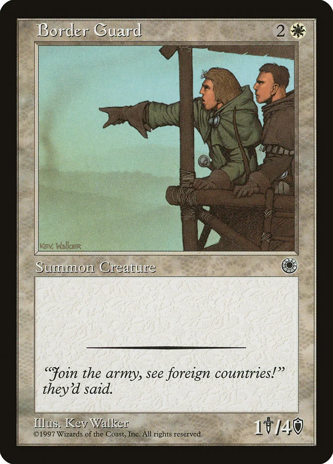 Border Guard 「POR/9」「EN」