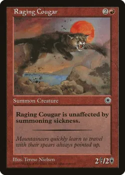 Raging Cougar #144 · Magic: The Gathering