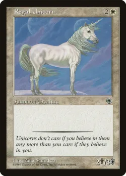 Regal Unicorn #22 · Magic: The Gathering