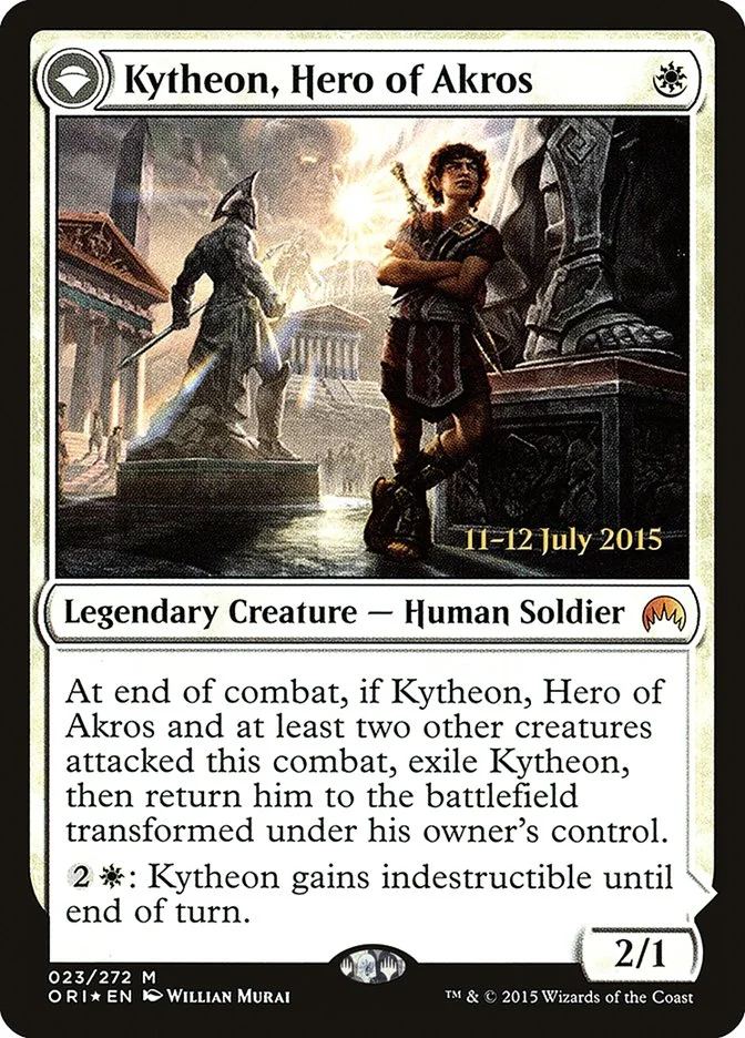 Kytheon, Hero of Akros // Gideon, Battle-Forged 「PORI/23s」「EN」