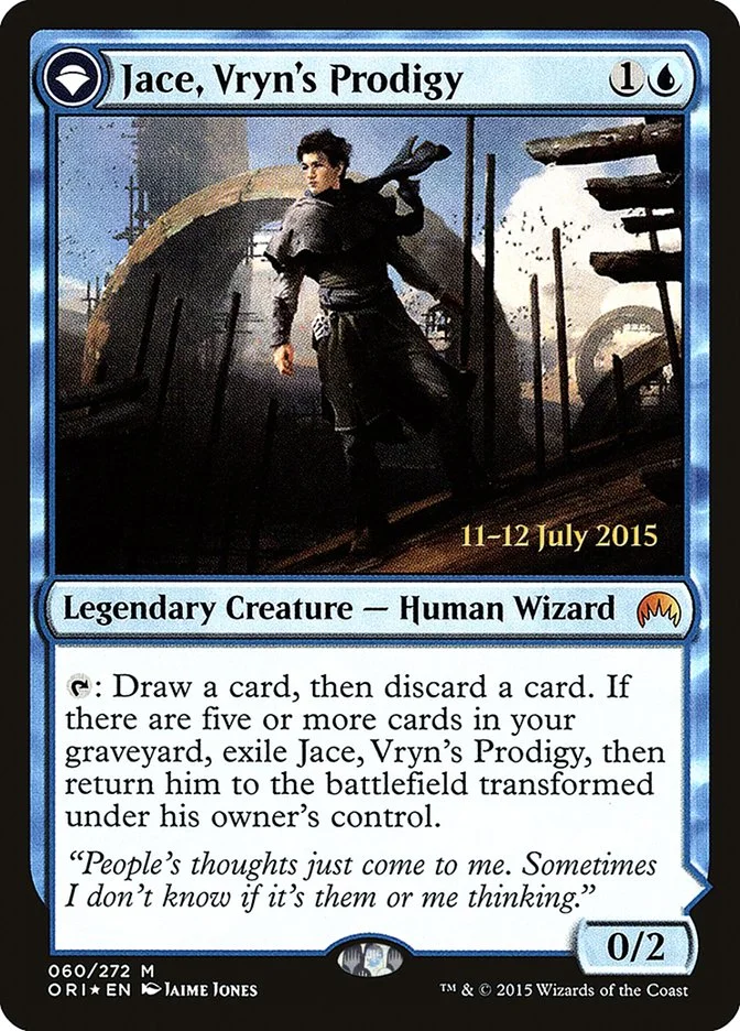 Jace, Vryn's Prodigy // Jace, Telepath Unbound 「PORI/60s」「EN」