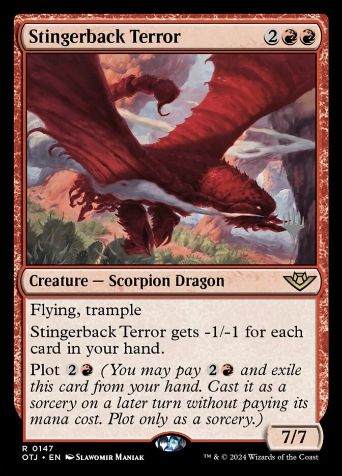 Stingerback Terror 「POTJ/147p」「EN」