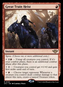 Great Train Heist #125p · Magic: The Gathering
