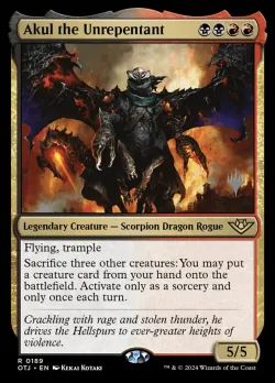 Akul the Unrepentant #189p · Magic: The Gathering