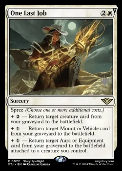 One Last Job #22p · Magic: The Gathering