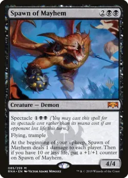 Spawn of Mayhem #85p · Magic: The Gathering