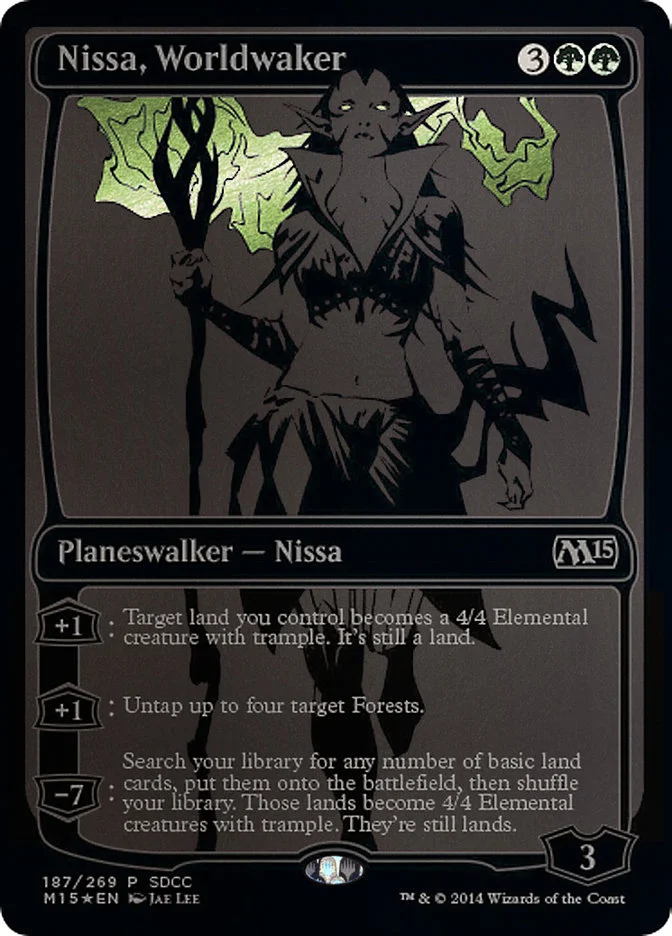 Nissa, Worldwaker 「PS14/187」「EN」