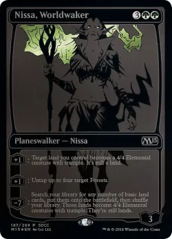 Nissa, Worldwaker 「PS14/187」「EN」