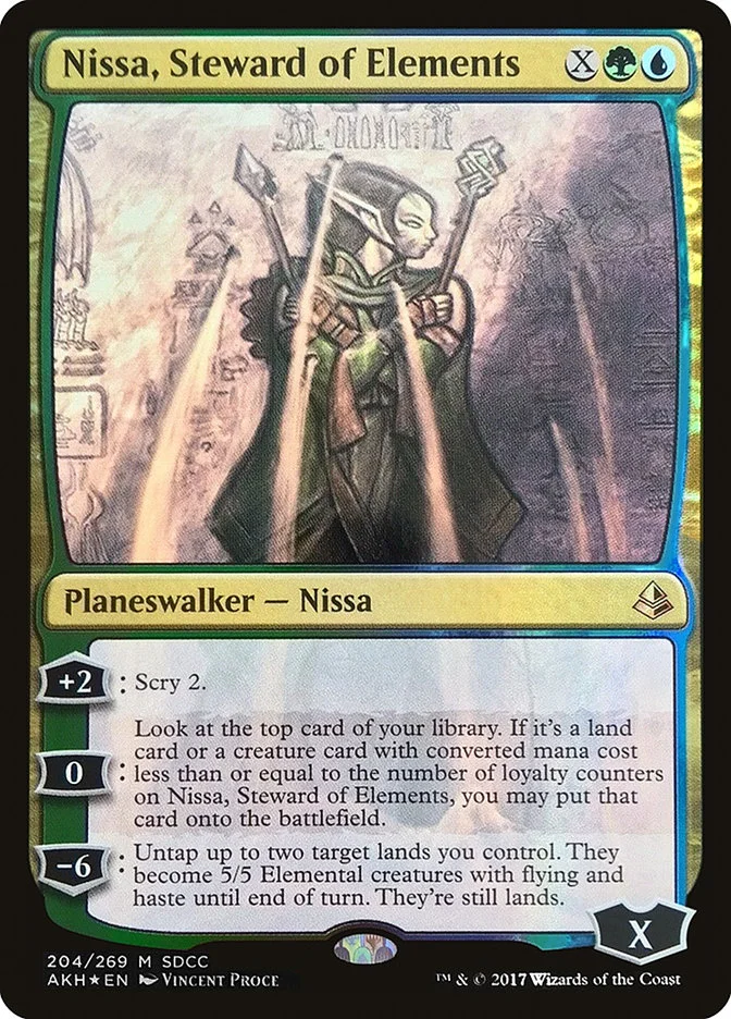 Nissa, Steward of Elements 「PS17/204」「EN」