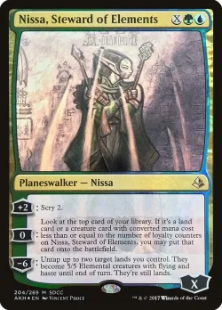 Nissa, Steward of Elements 「PS17/204」「EN」